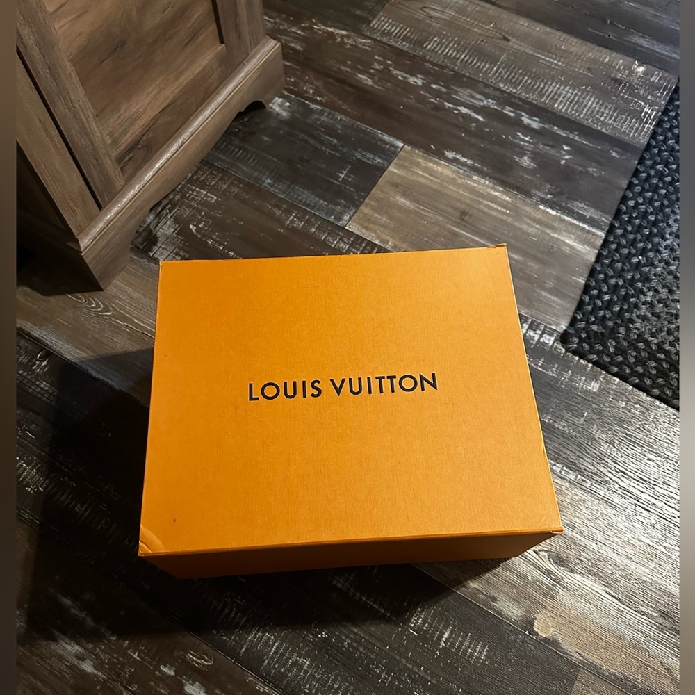 Louis Vuitton empty magnetic box  

13 Length
15 3/4 Width
7 1/2 Height